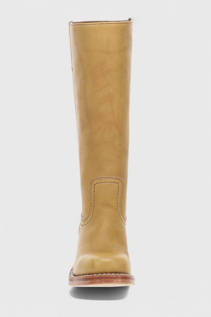 Ellaida | Women’s Leather Knee-High Heeled Boots