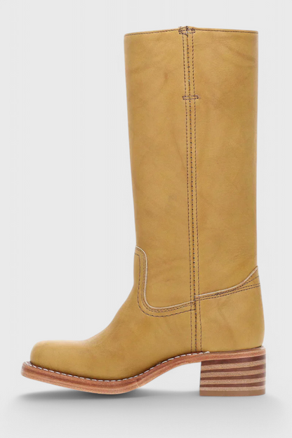 Ellaida | Women’s Leather Knee-High Heeled Boots