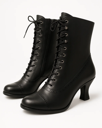Stacy | Women’s Retro Lace-Up Ankle Boots