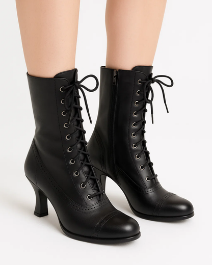 Stacy | Women’s Retro Lace-Up Ankle Boots