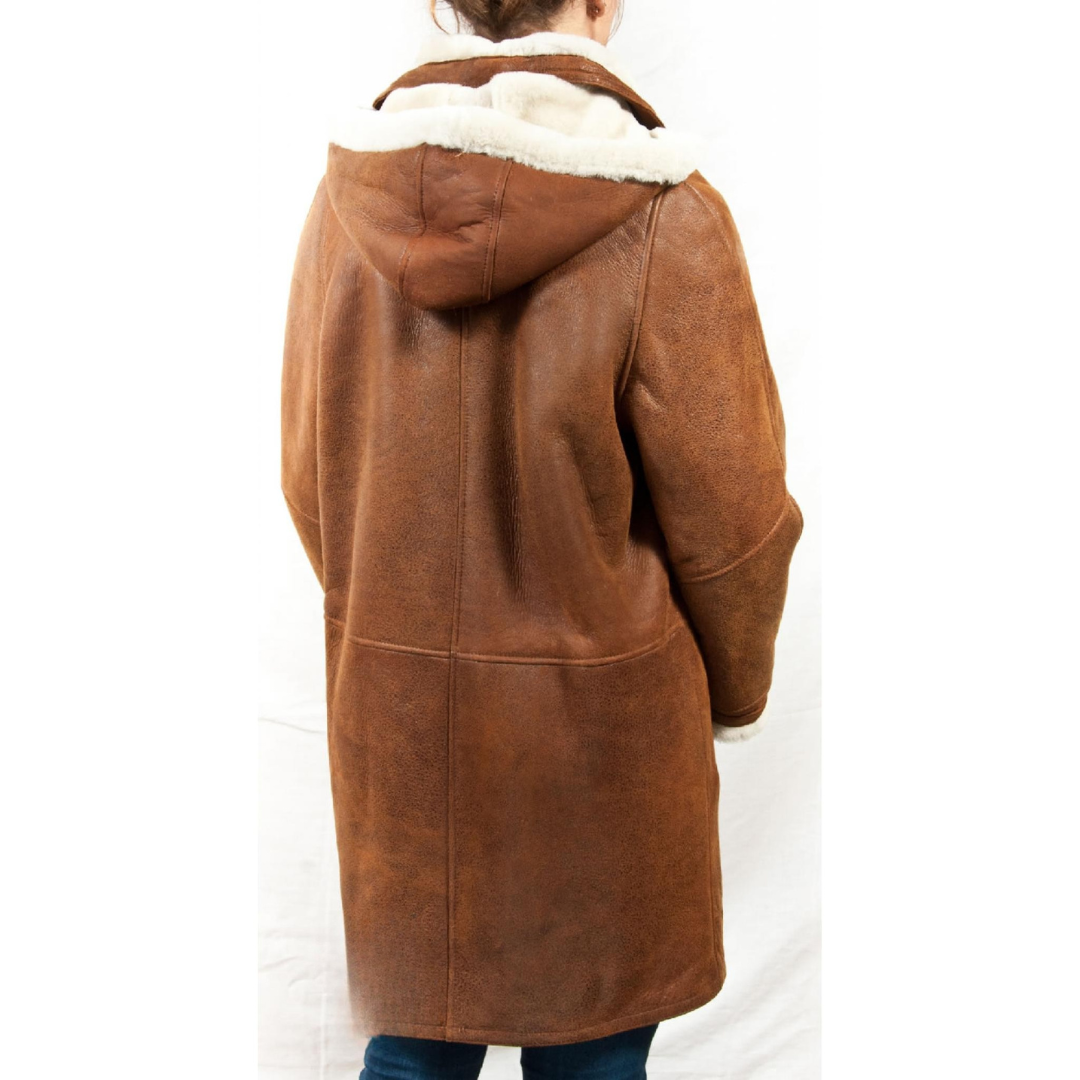 Stana | Women’s Shearling-Lined Hooded Jacket