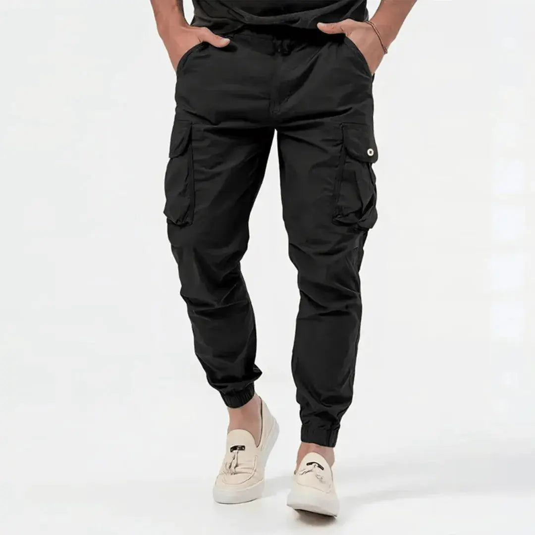 Tavian | Men’s Cotton Stretch Cargo Joggers