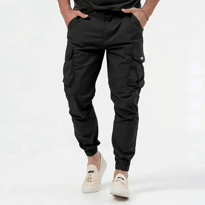Tavian | Men’s Cotton Stretch Cargo Joggers