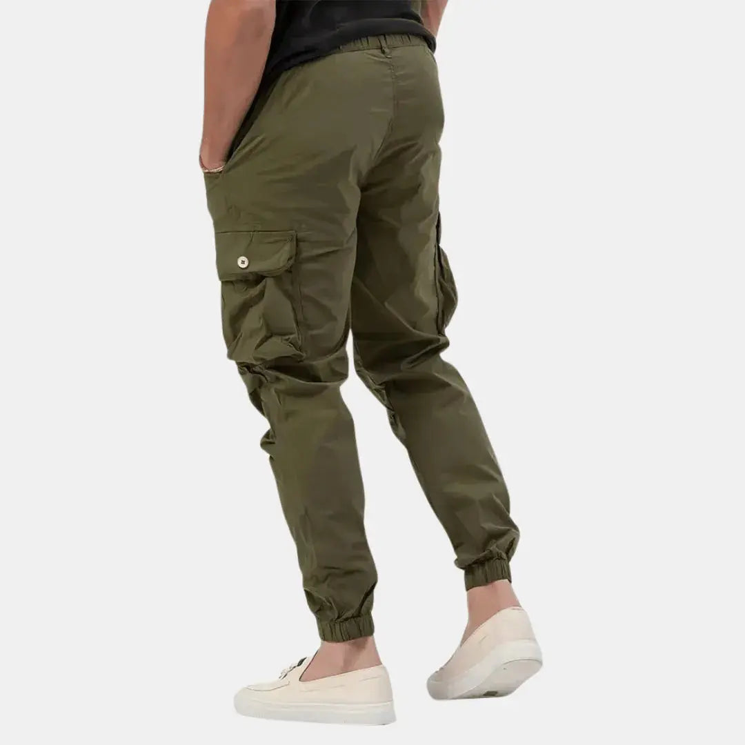 Tavian | Men’s Cotton Stretch Cargo Joggers