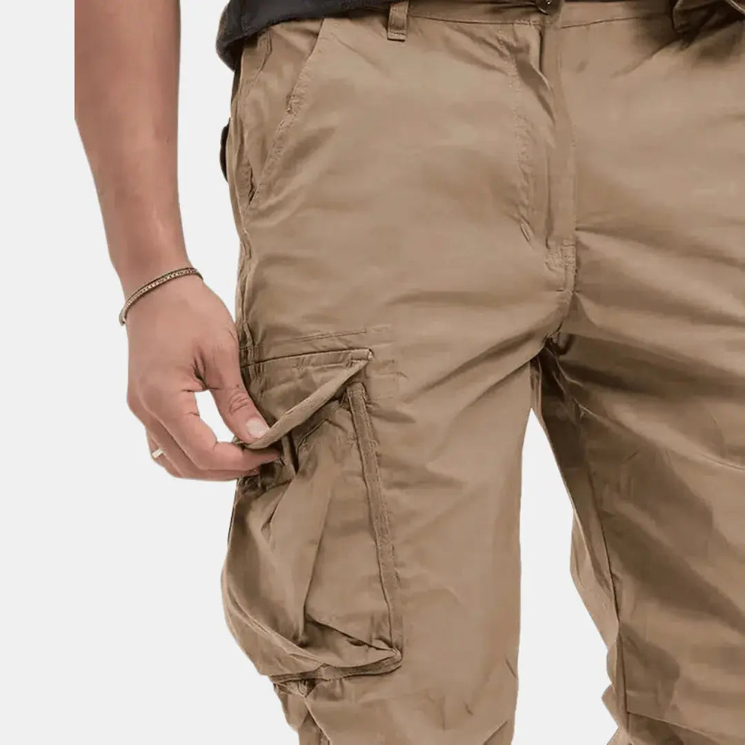 Tavian | Men’s Cotton Stretch Cargo Joggers
