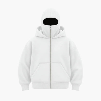 Urban | Unisex Zip Hoodie with Integrated Balaclava