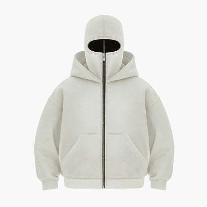Urban | Unisex Zip Hoodie with Integrated Balaclava