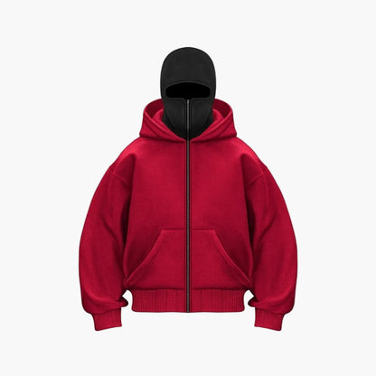 Urban | Unisex Zip Hoodie with Integrated Balaclava