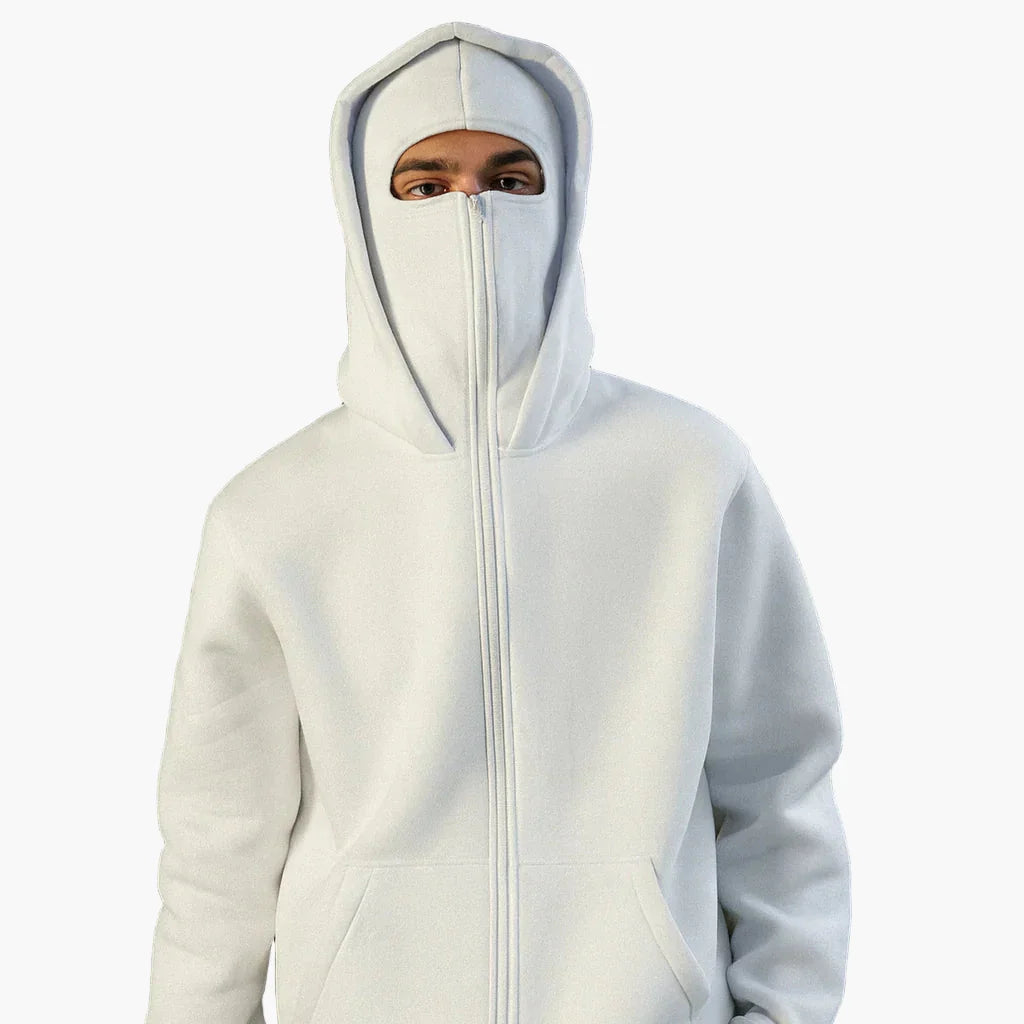 Urban | Unisex Zip Hoodie with Integrated Balaclava