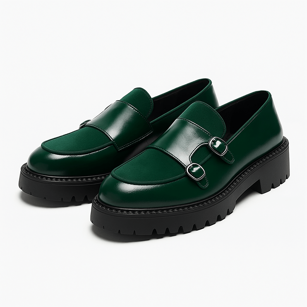 Valemont | Men’s Double Monk Strap Loafers