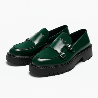 Valemont | Men’s Double Monk Strap Loafers