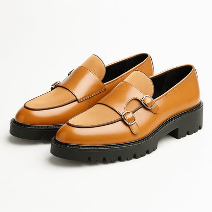 Valemont | Men’s Double Monk Strap Loafers
