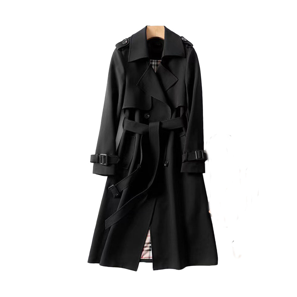 Victorina | Women’s Double-Breasted Belted Trench Coat