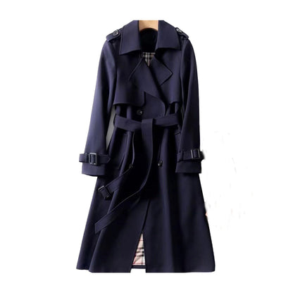 Victorina | Women’s Double-Breasted Belted Trench Coat