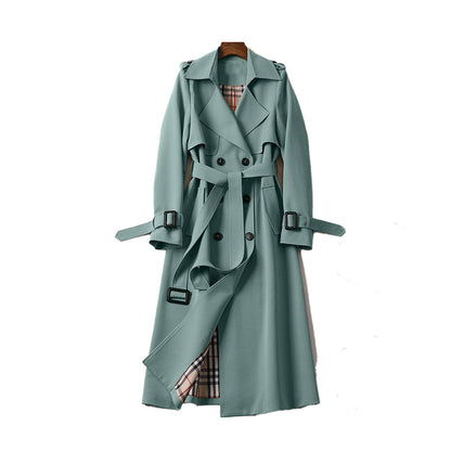 Victorina | Women’s Double-Breasted Belted Trench Coat