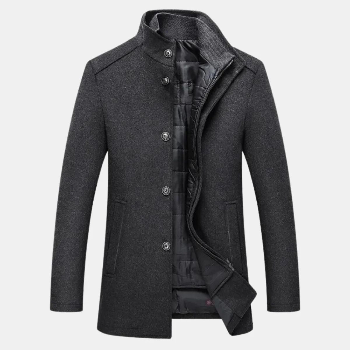 Vien | Men’s Wool Tailored Overcoat