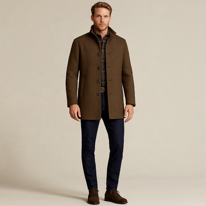 Vien | Men’s Wool Tailored Overcoat