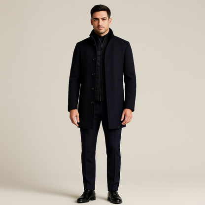 Vien | Men’s Wool Tailored Overcoat