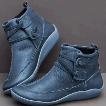 Galaris | Women’s Orthopaedic Mid‑Top Boots – Buckle Strap Design