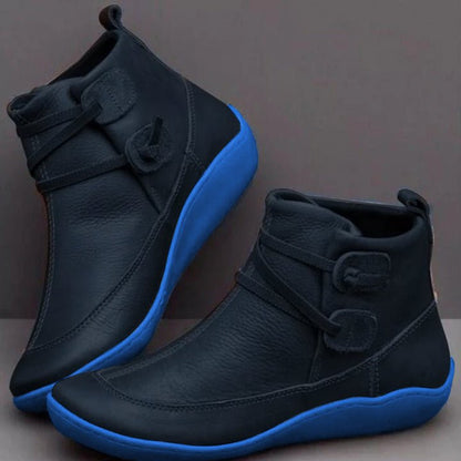 Galaris | Women’s Orthopaedic Mid‑Top Boots – Buckle Strap Design