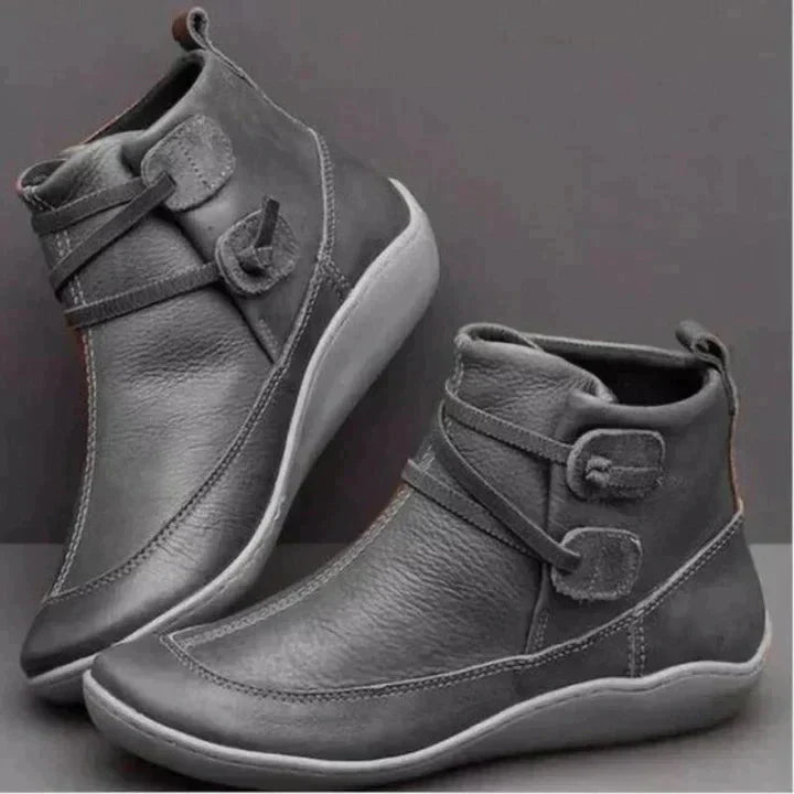 Galaris | Women’s Orthopaedic Mid‑Top Boots – Buckle Strap Design
