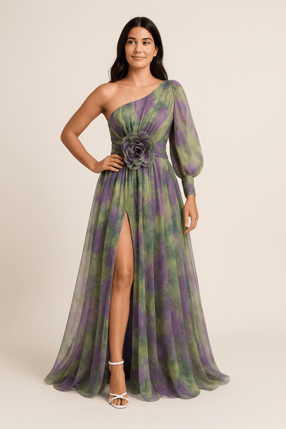 Galiana | Women’s One‑Shoulder A‑Line Dress
