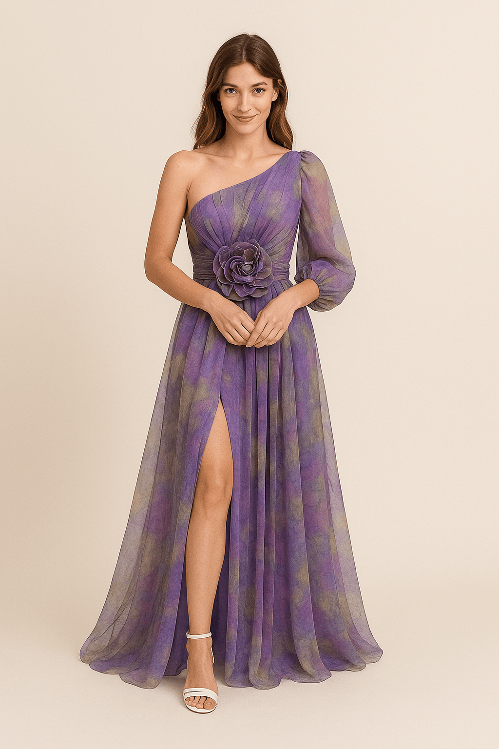 Galiana | Women’s One‑Shoulder A‑Line Dress