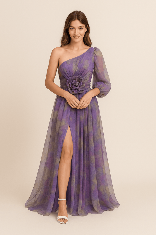 Galiana | Women’s One‑Shoulder A‑Line Dress