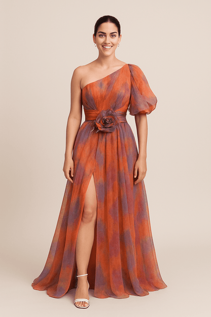 Galiana | Women’s One‑Shoulder A‑Line Dress