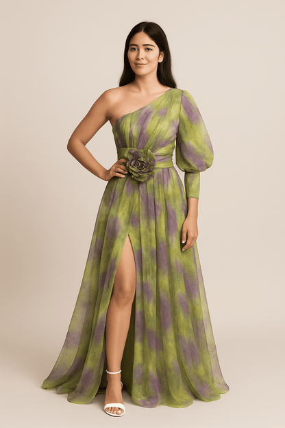 Galiana | Women’s One‑Shoulder A‑Line Dress