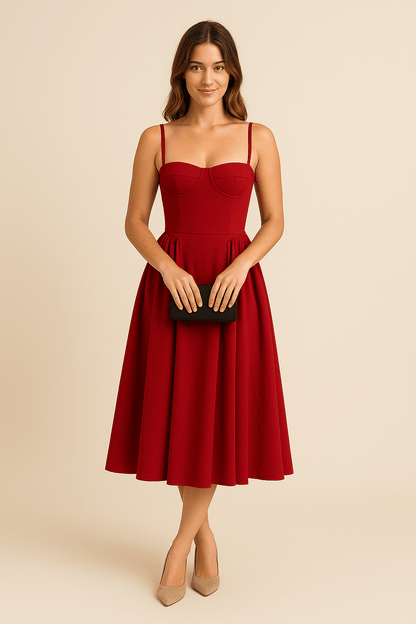 Harmelle | Women’s Summer V‑Neck Dress