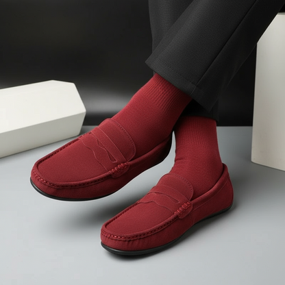 Aurion | Men’s Suede Classic Loafers