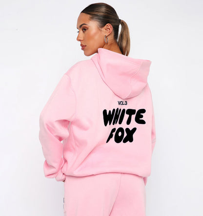 WhiteFox Set – Women’s Two-Piece Hoodie & Pants Tracksuit